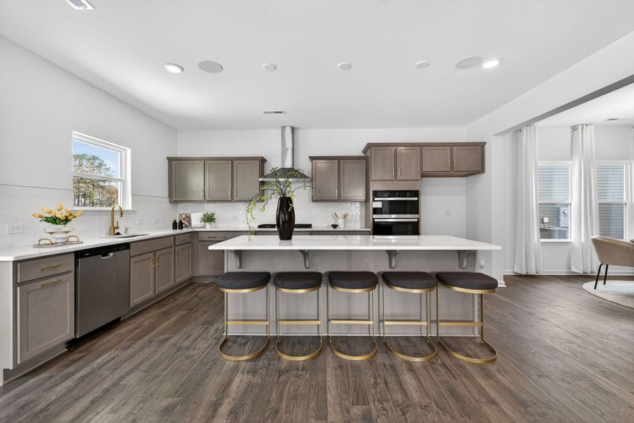 Furnished interior view inside a new home in Copper Ridge at Flowers Plantation, Clayton (Image 6).