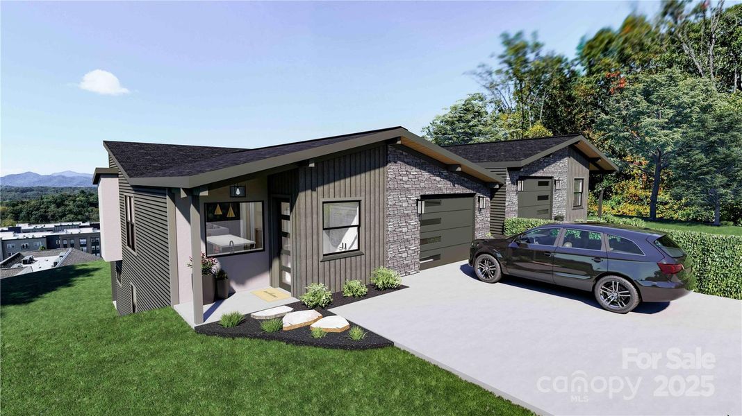 Front exterior rendering Front exterior rendering