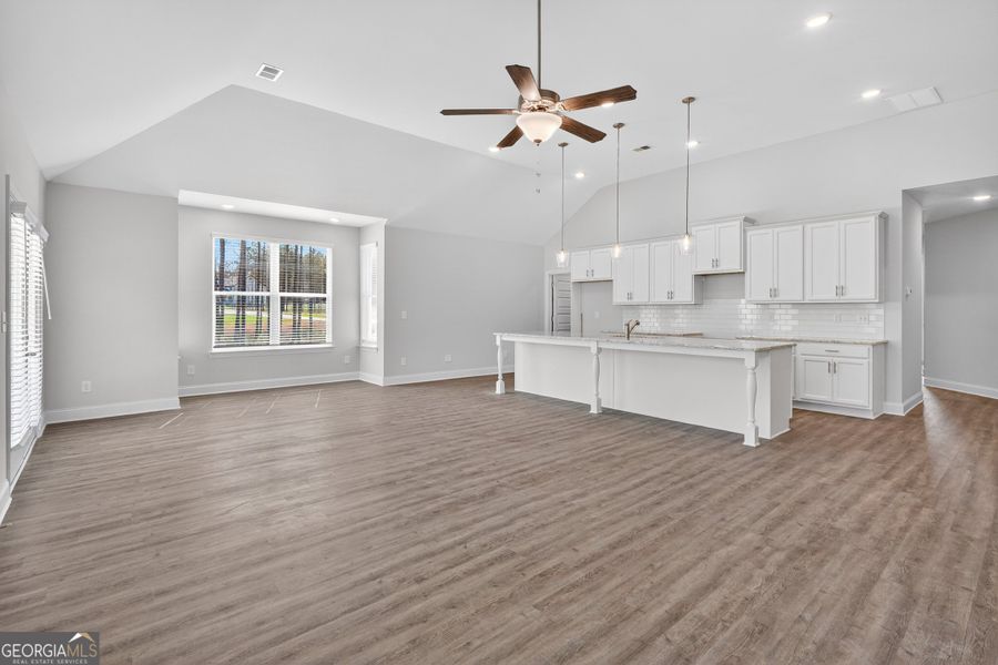 Spacious, unfurnished interior of a new home in Stone Brooke, Gray (Image 17).