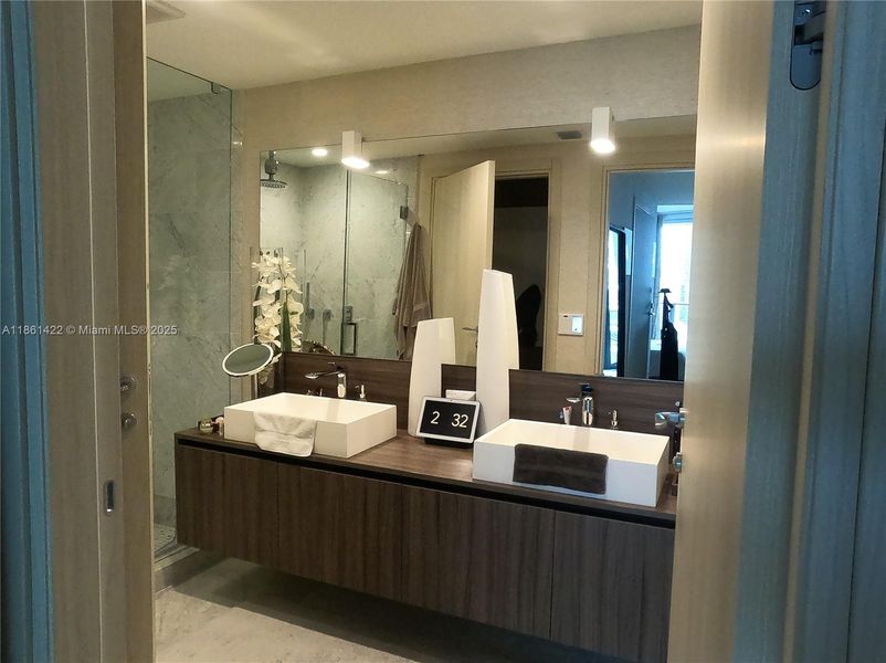 Furnished interior view inside a new home in , Miami (Image 11).