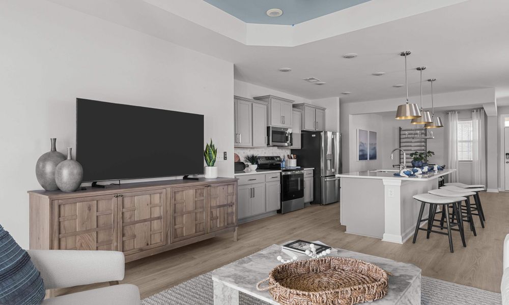Representative furnished interior of a home built from the The Orchid by Chesapeake Homes in Traditions at Carolina Forest, Myrtle Beach (Image 14).