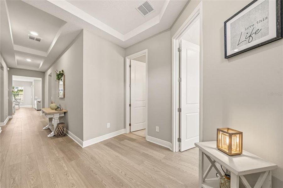 Furnished interior view inside a new home in Silverleaf Reserve, Winter Garden (Image 9).