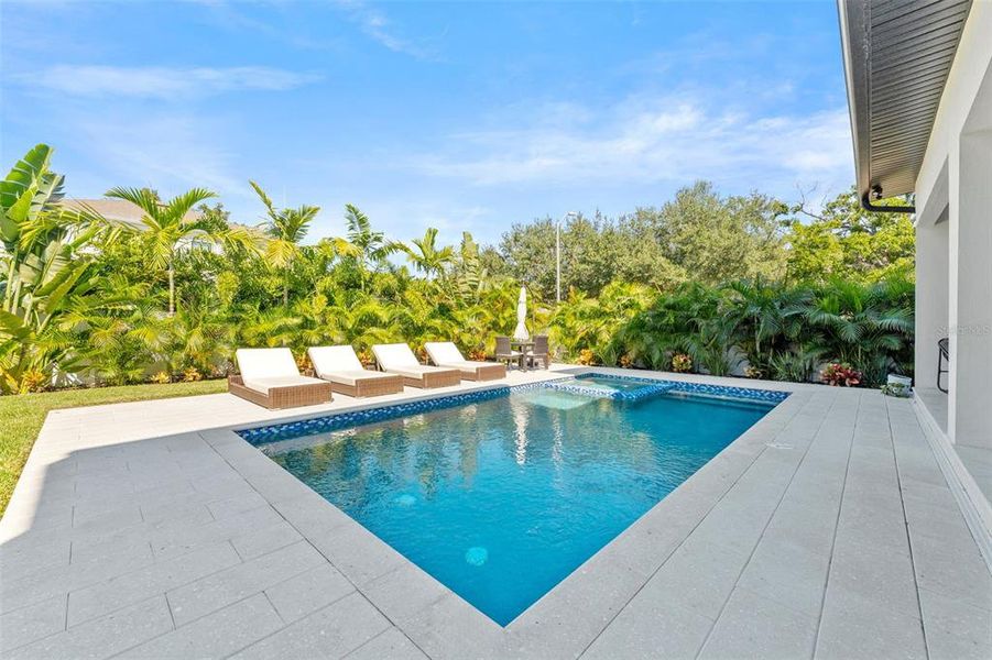 Exterior details and patio area of a home in , Tampa (Image 29).