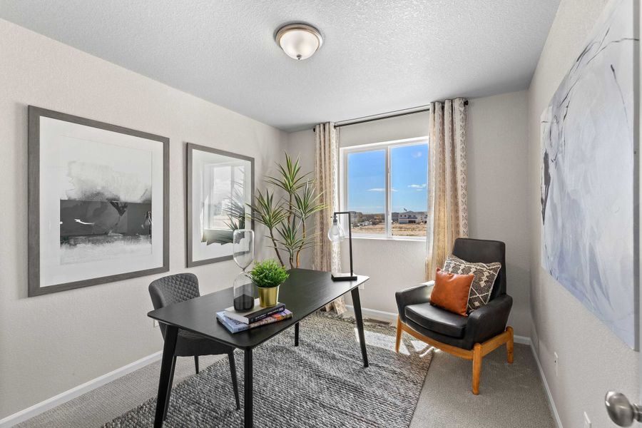 Furnished interior view inside a new home in Green Valley Ranch, Aurora (Image 17).