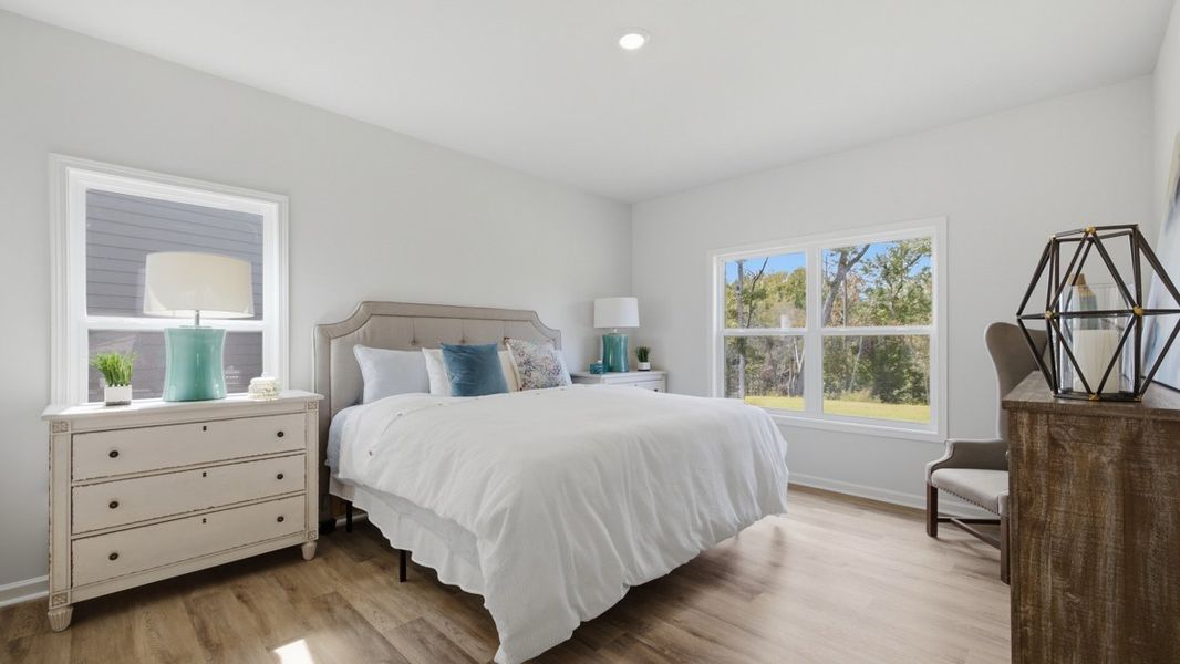 Representative furnished interior of a home built from the Belfort by D.R. Horton in Hamptons at Riverwood North, Dallas (Image 14).
