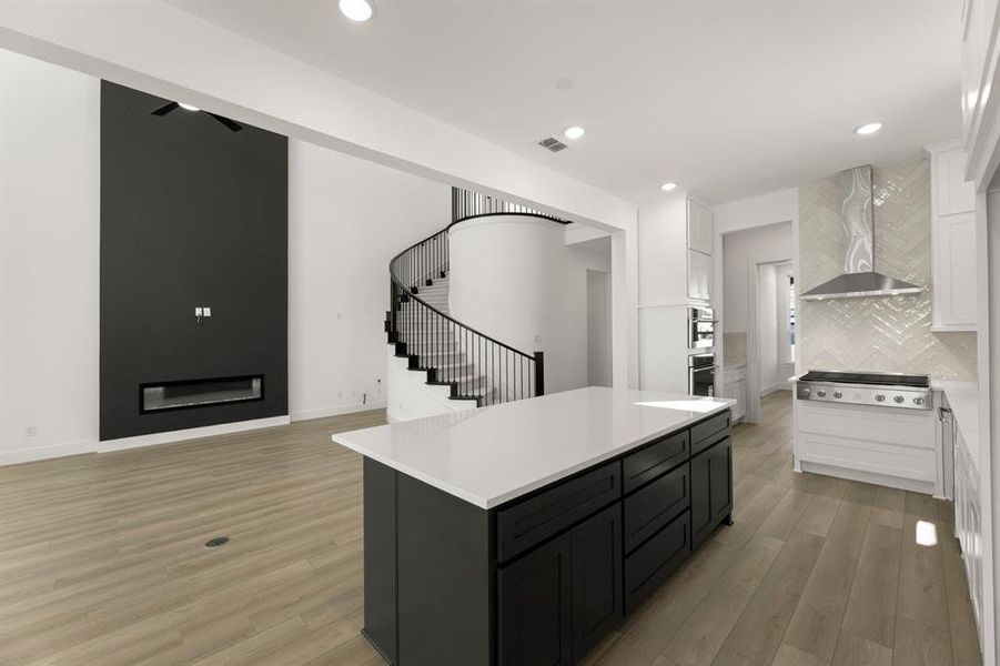 Furnished interior view inside a new home in Valencia on The Lake, Little Elm (Image 10). Furnished interior view inside a new home in Valencia on The Lake, Little Elm (Image 10).