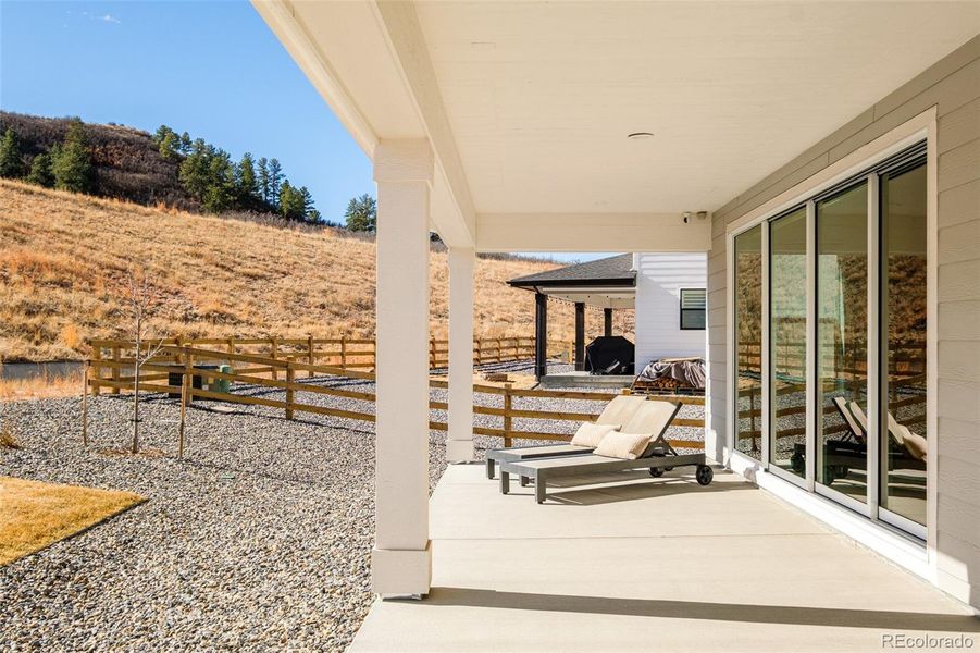 Exterior details and patio area of a home in , Castle Rock (Image 3). Exterior details and patio area of a home in , Castle Rock (Image 3).