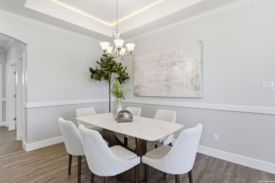 Furnished interior view inside a new home in Lonesome Dove, San Antonio (Image 17).