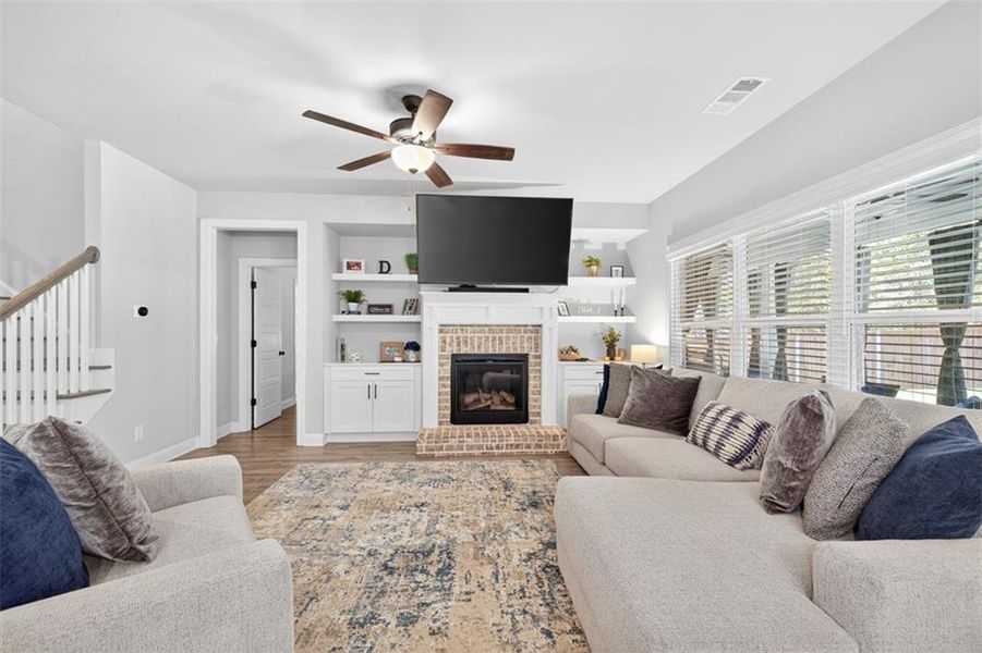 Furnished interior view inside a new home in Calgary Downs, Winder (Image 13). Furnished interior view inside a new home in Calgary Downs, Winder (Image 13).