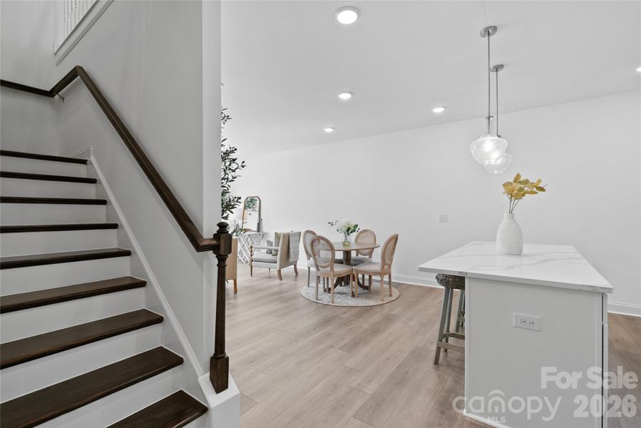Furnished interior view inside a new home in , Asheville (Image 12).