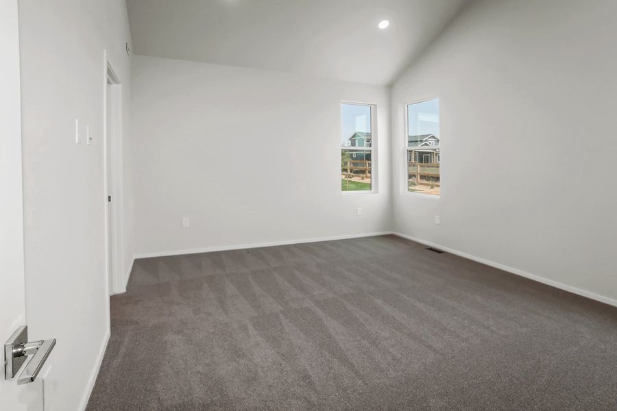 Spacious, unfurnished interior of a new home in Prairie Song, Windsor (Image 25). Spacious, unfurnished interior of a new home in Prairie Song, Windsor (Image 25).
