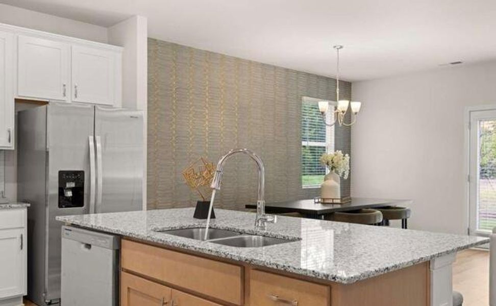 Furnished interior view inside a new home in Walden Park - The Retreat, Jonesboro (Image 5).