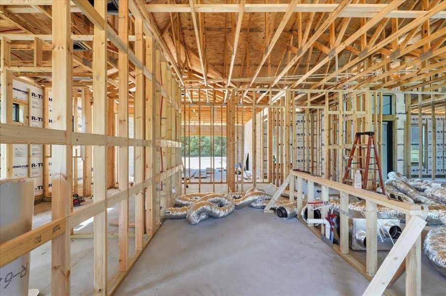 In-progress construction of a new home in , Avon Park, FL (Image 11).