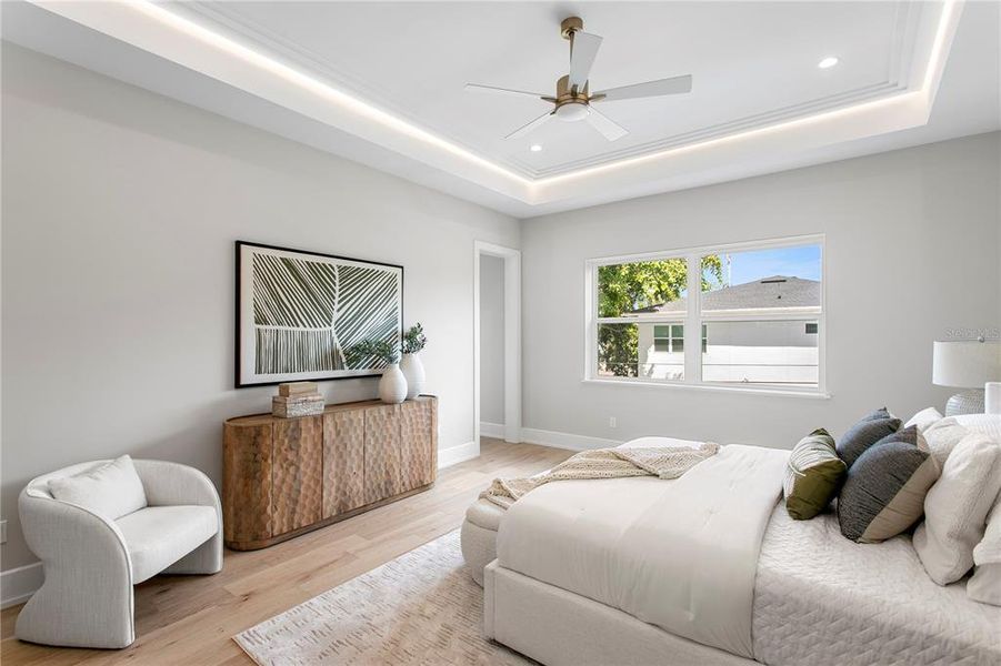 Furnished interior view inside a new home in , Tampa (Image 68).