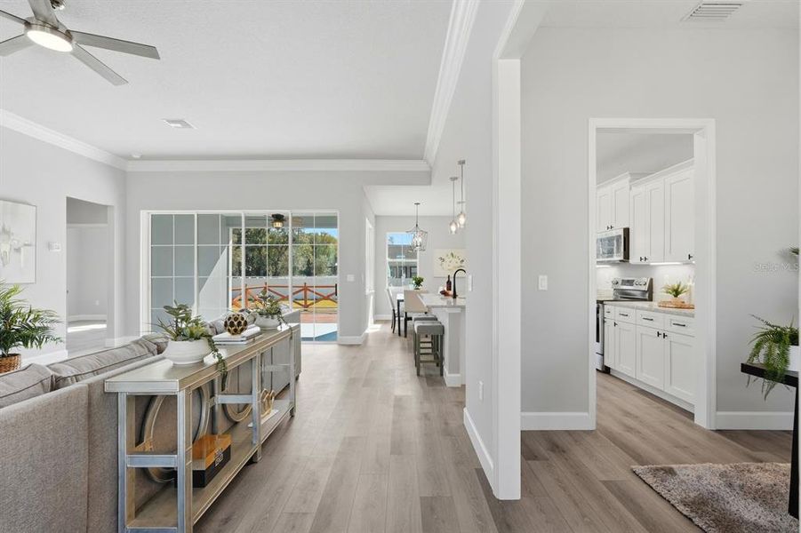 Furnished interior view inside a new home in , Lake Helen (Image 11).