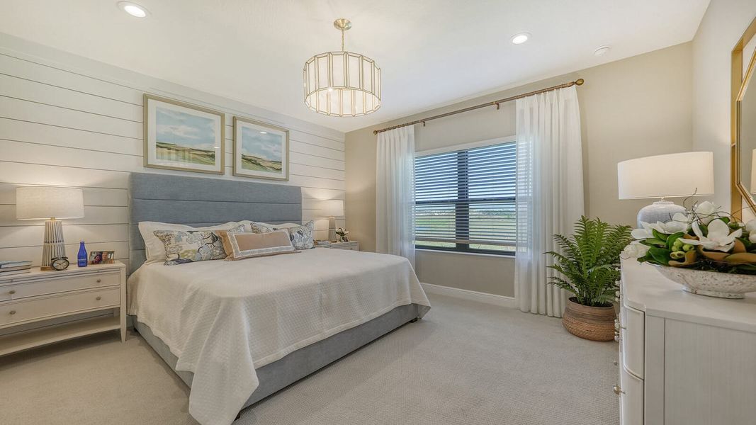 Furnished interior view inside a new home in Vistera of Venice, Nokomis (Image 23).