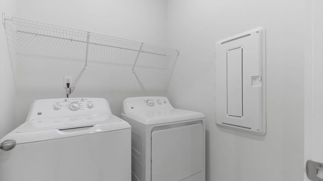 Furnished interior view inside a new home in Pelham Crossing Villas, Greenville (Image 16).