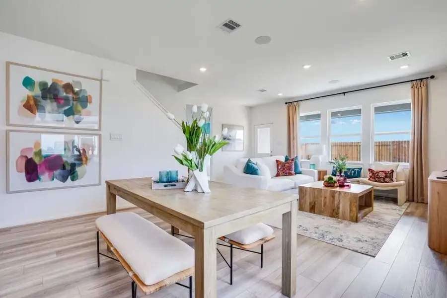 Furnished interior view inside a new home in Redbud, Hockley (Image 9).