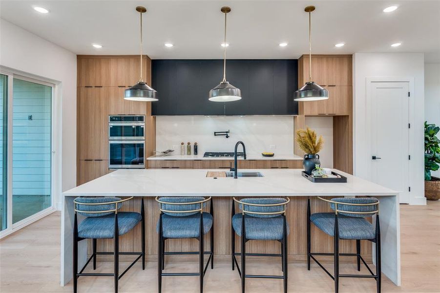 Furnished interior view inside a new home in , Dallas (Image 32).