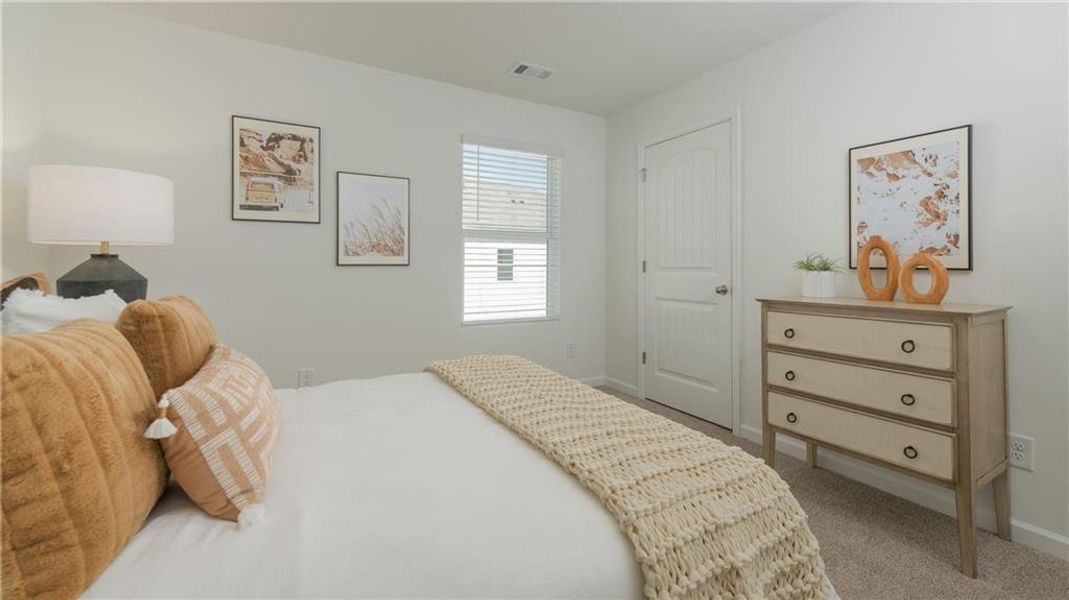 Furnished interior view inside a new home in Harvest Park, Decatur (Image 28).
