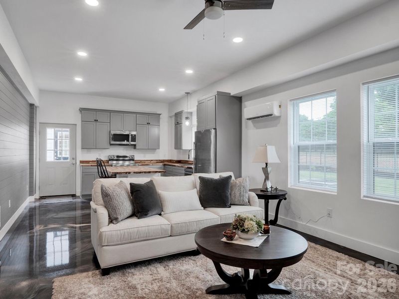 Furnished interior view inside a new home in , Clover (Image 24).