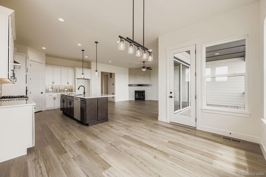 Furnished interior view inside a new home in Timber Ridge, Colorado Springs (Image 11).