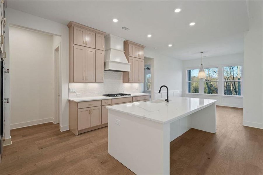 Furnished interior view inside a new home in Long Hollow Landing, Gainesville (Image 15).