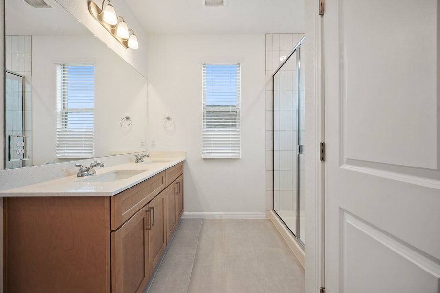 Furnished interior view inside a new home in The Hills of Bear Creek, Manchaca (Image 14).