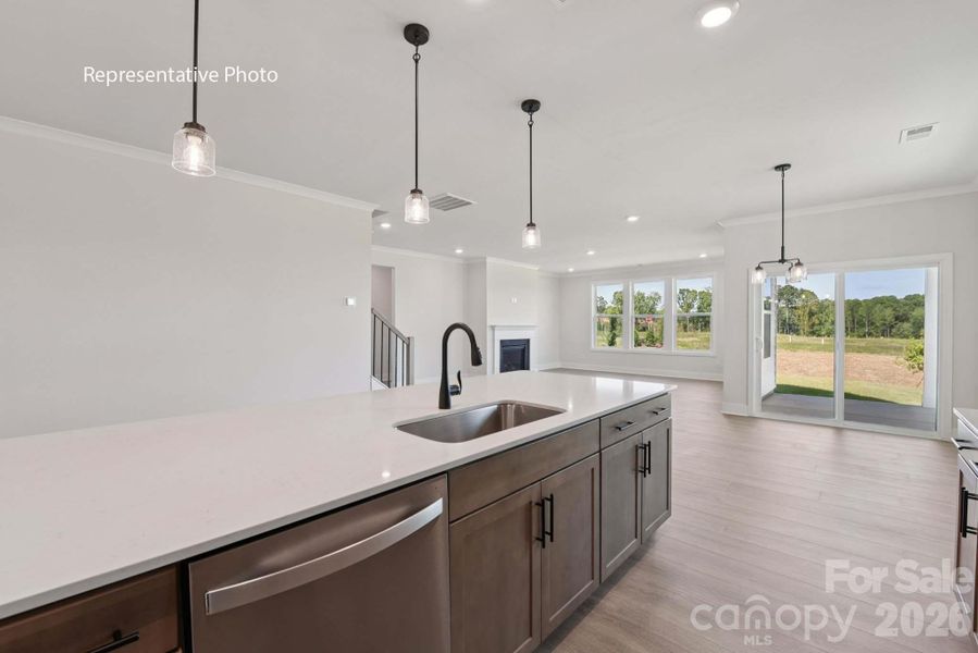 Furnished interior view inside a new home in Westport, York (Image 5).
