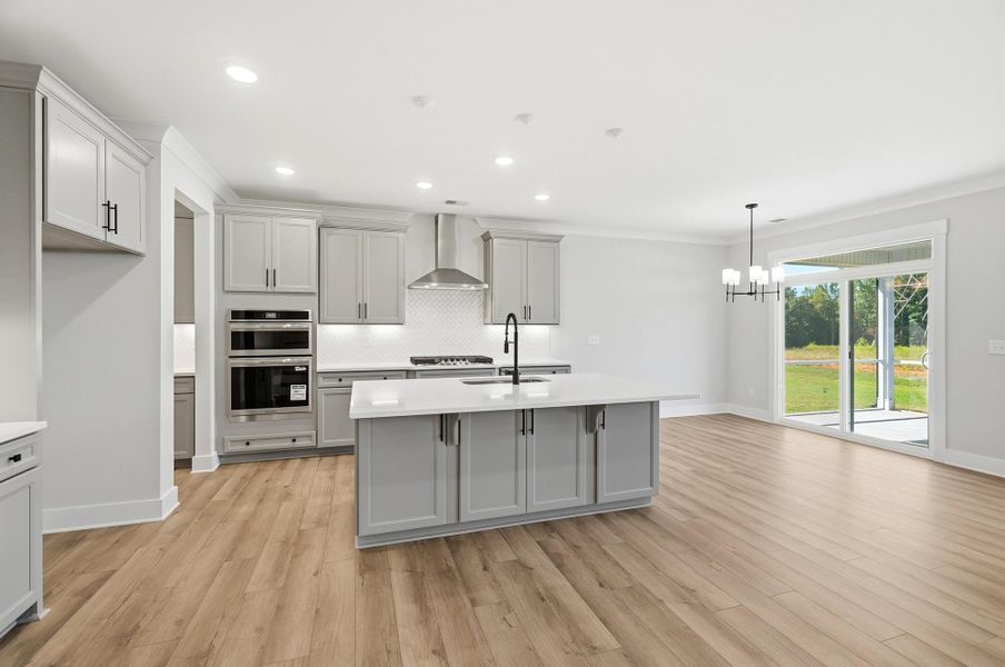 Furnished interior view inside a new home in Enclave at Riverdale, Huntersville (Image 6).