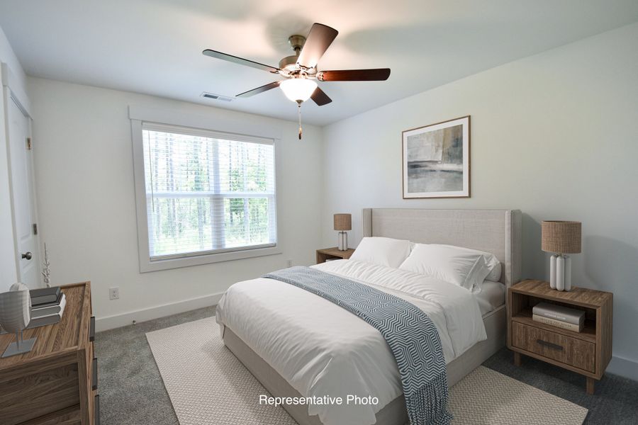 Furnished interior view inside a new home in Sawyer’s Run, Hampstead (Image 13).