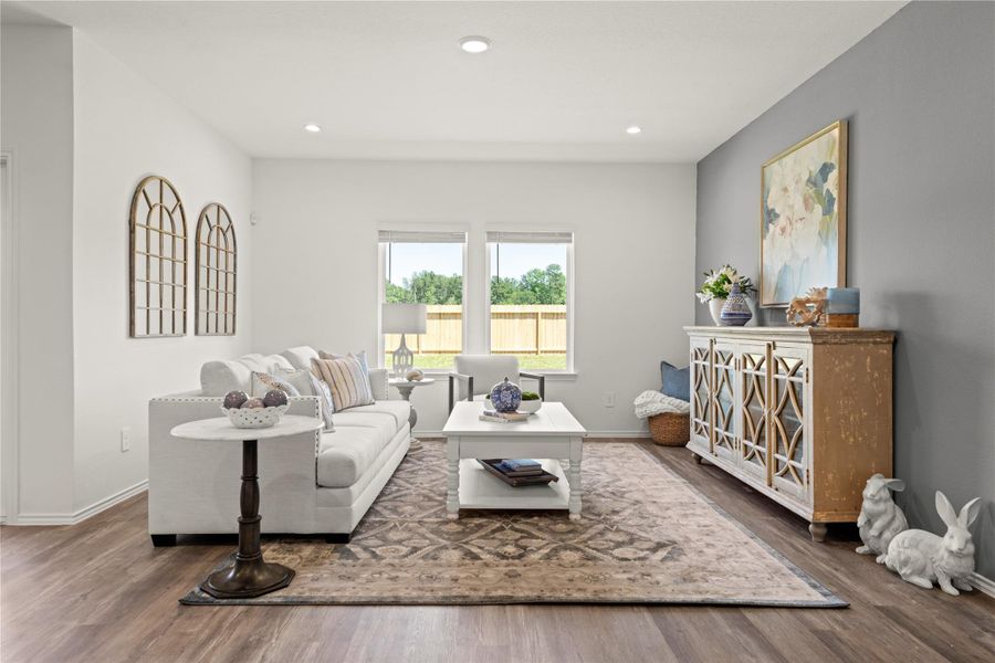Furnished interior view inside a new home in Grand Pines, Magnolia (Image 10).