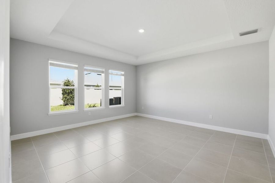 Representative unfurnished interior of a home built from the Cumberland by Taylor Morrison in Harvest at Ovation, Winter Garden (Image 48).