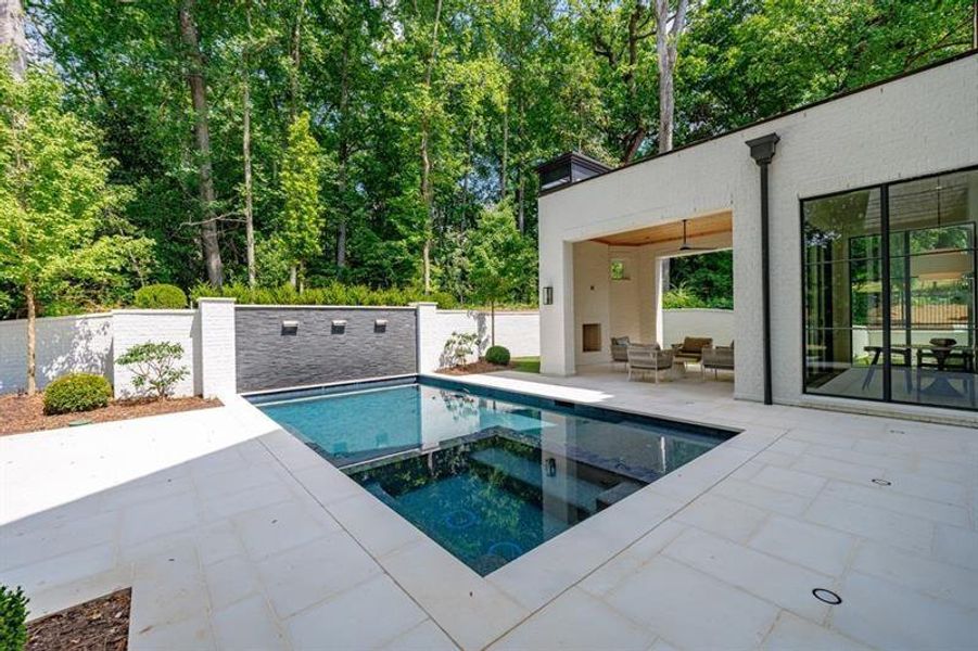 Exterior details and patio area of a home in , Atlanta (Image 42). Exterior details and patio area of a home in , Atlanta (Image 42).