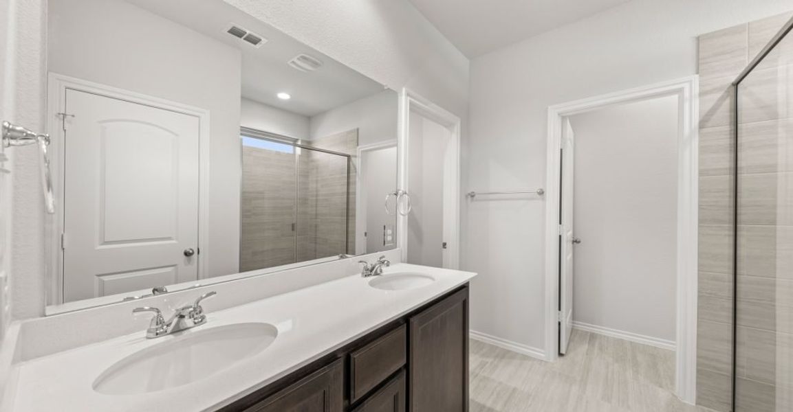 Representative exterior photo of a completed home built from the Raleigh by Impression Homes in Keeneland, Aubrey, TX (Image 17). Representative exterior photo of a completed home built from the Raleigh by Impression Homes in Keeneland, Aubrey, TX (Image 17).