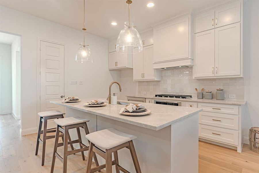 Furnished interior view inside a new home in , Aledo (Image 14).