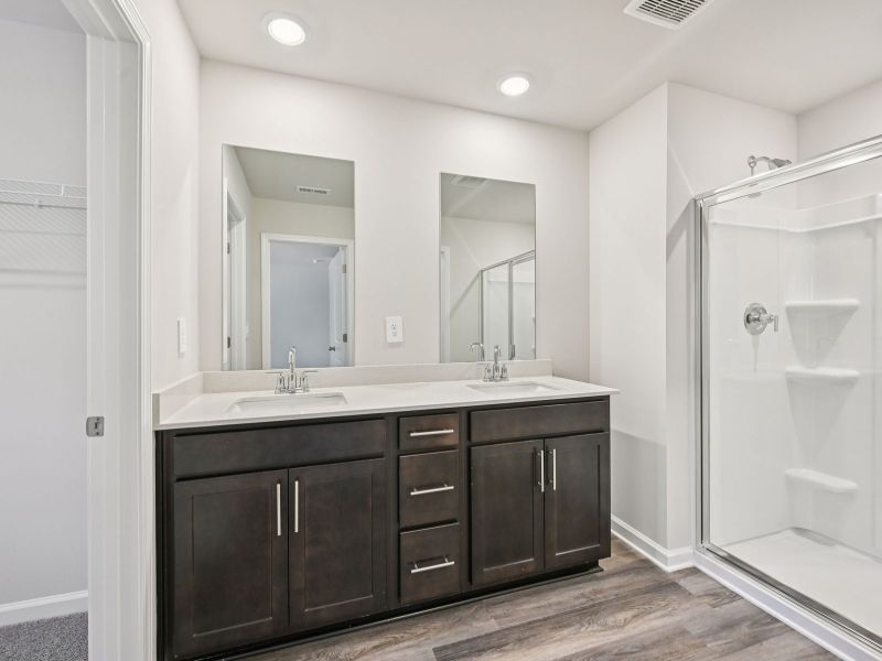 Furnished interior view inside a new home in Avalon - Vista Series, Conyers (Image 8).