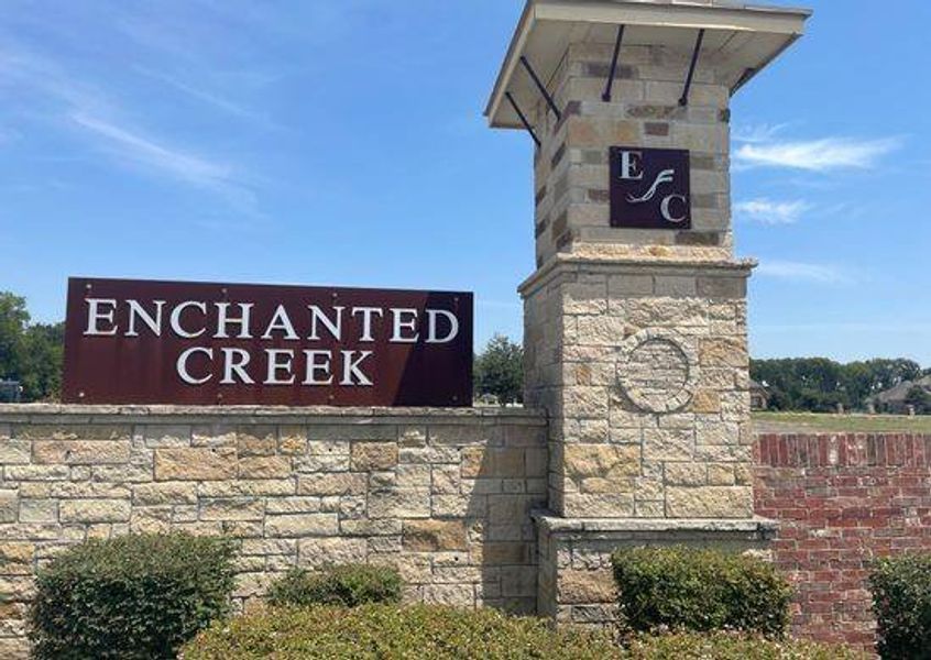 Front exterior of a new home in Enchanted Creek 1 Acre, Lucas, TX, highlighting curb appeal (Image 1). Front exterior of a new home in Enchanted Creek 1 Acre, Lucas, TX, highlighting curb appeal (Image 1).