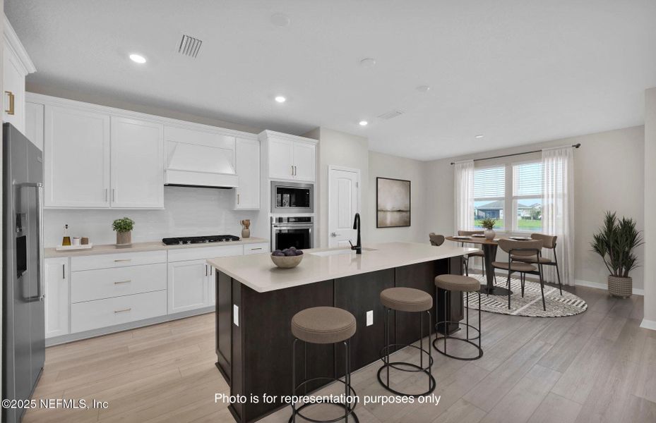 Furnished interior view inside a new home in The Preserve at Bannon Lakes, St. Augustine (Image 15). Furnished interior view inside a new home in The Preserve at Bannon Lakes, St. Augustine (Image 15).