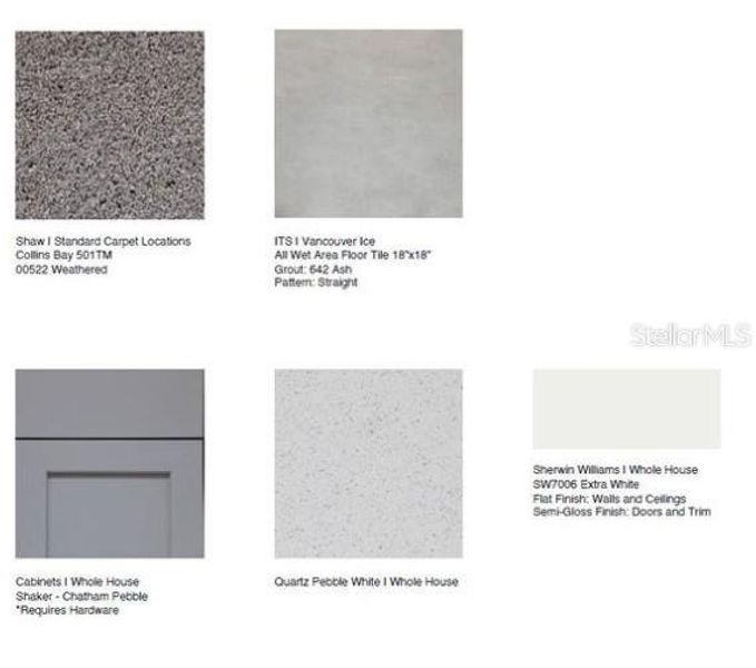 Sample of building materials used in homes in Vinterra Townhomes, Nokomis (Image 14).