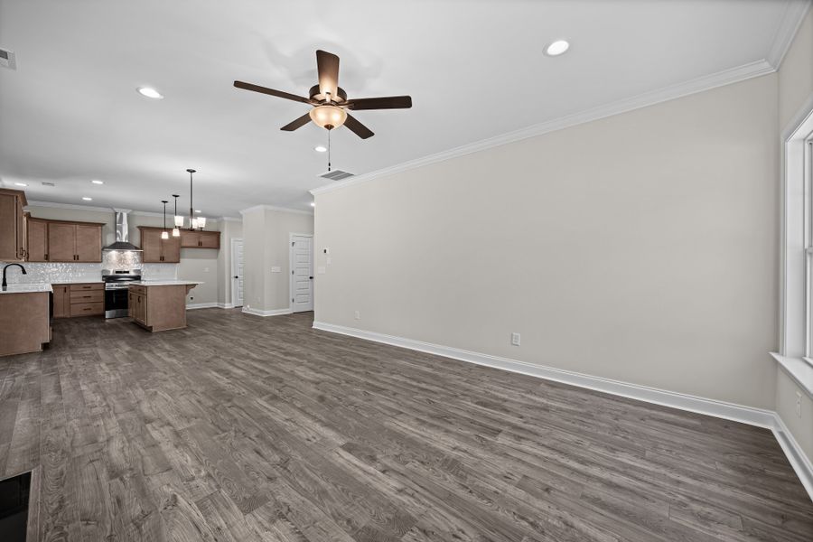 Spacious, unfurnished interior of a new home in Laurel Oaks, Greenville (Image 20). Spacious, unfurnished interior of a new home in Laurel Oaks, Greenville (Image 20).