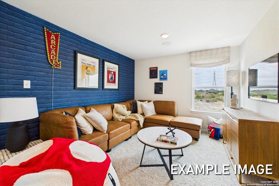 Furnished interior view inside a new home in Agave, San Antonio (Image 20).