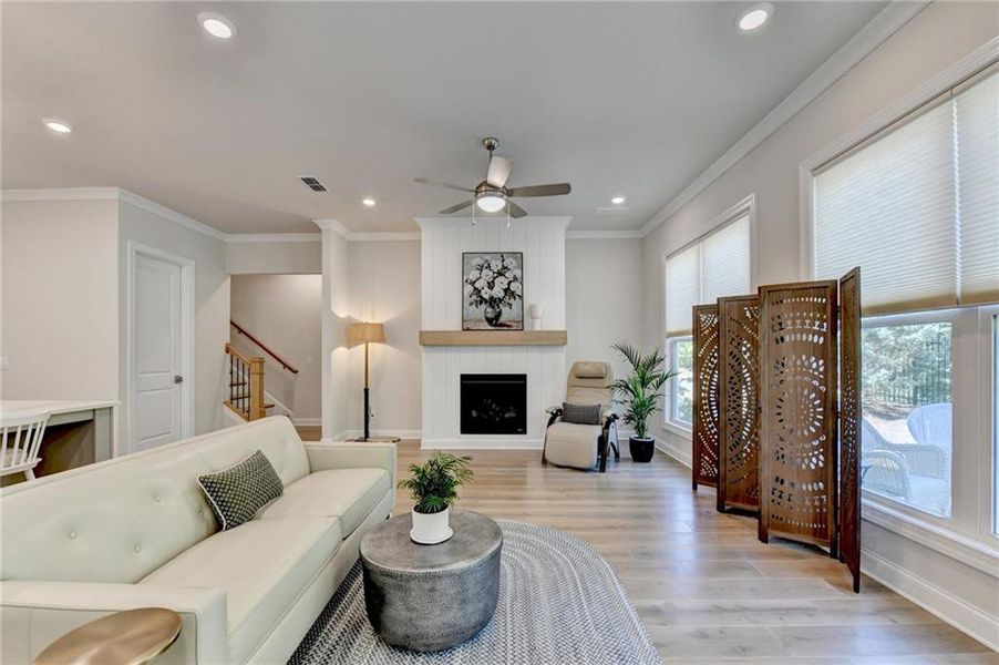 Furnished interior view inside a new home in , Canton (Image 43).