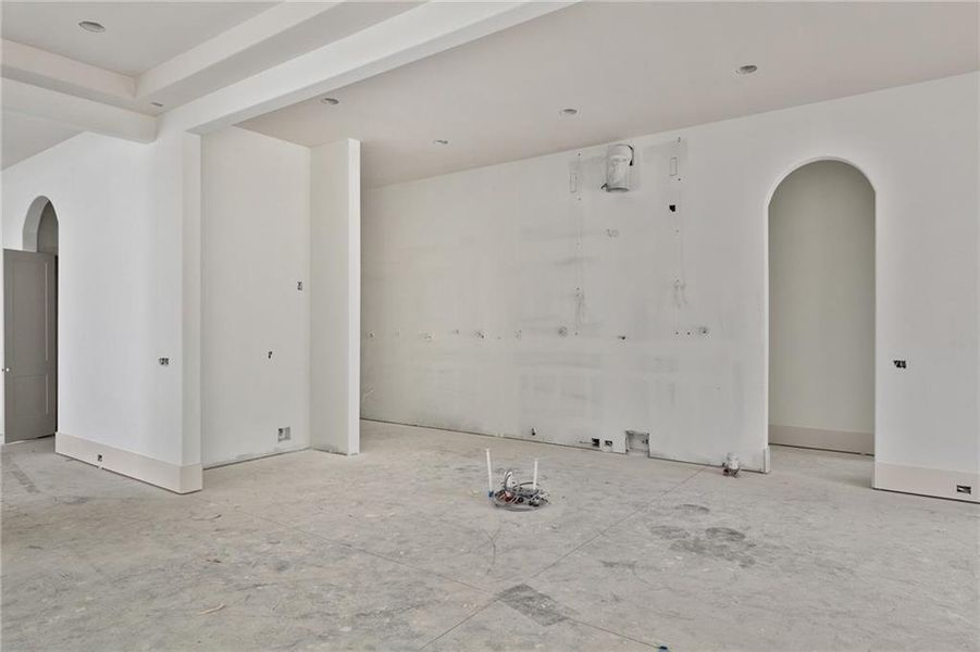 In-progress construction of a new home in , Alpharetta, GA (Image 9).