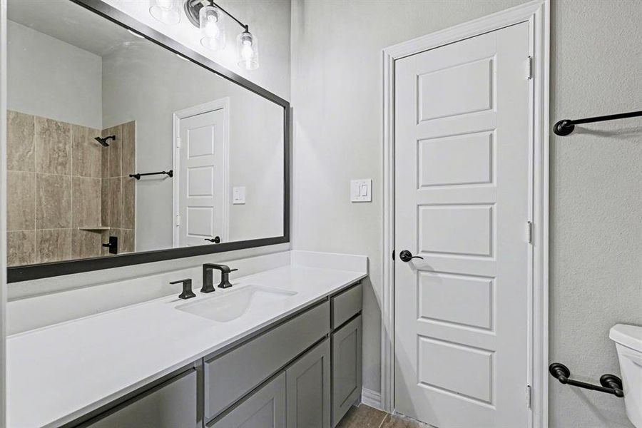 Furnished interior view inside a new home in , Prosper (Image 9).