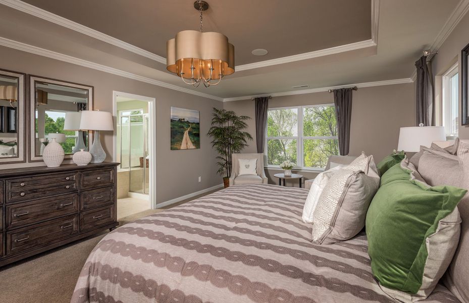 Furnished interior view inside a new home in Millstone, Hendersonville (Image 10).