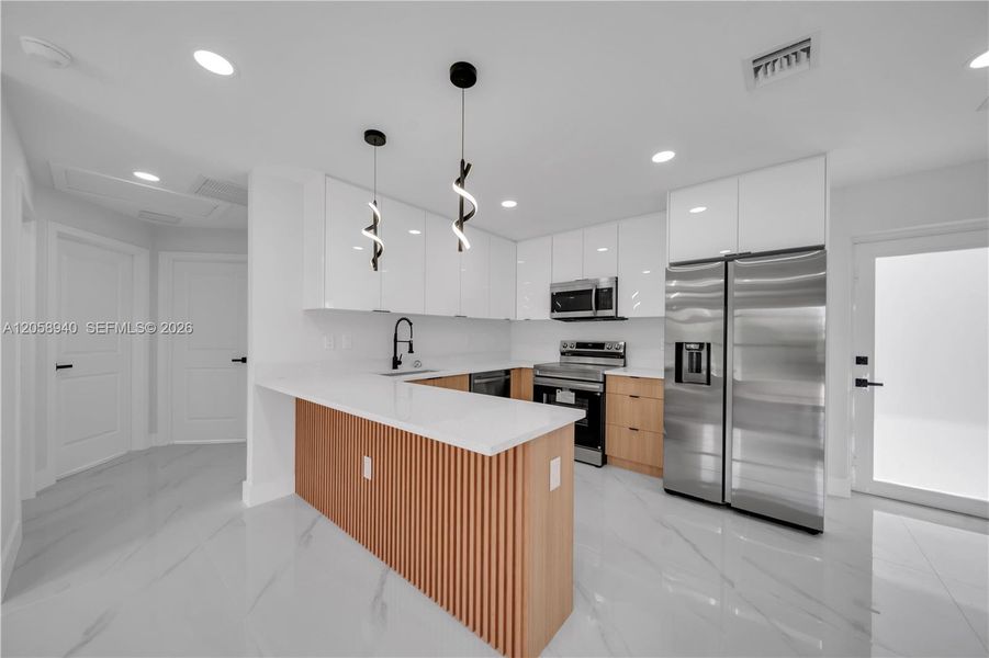 Furnished interior view inside a new home in , Lehigh Acres (Image 9).