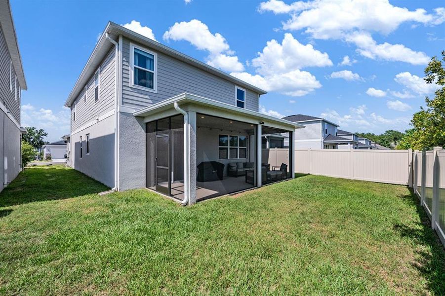 Exterior details and patio area of a home in , Zephyrhills (Image 23).