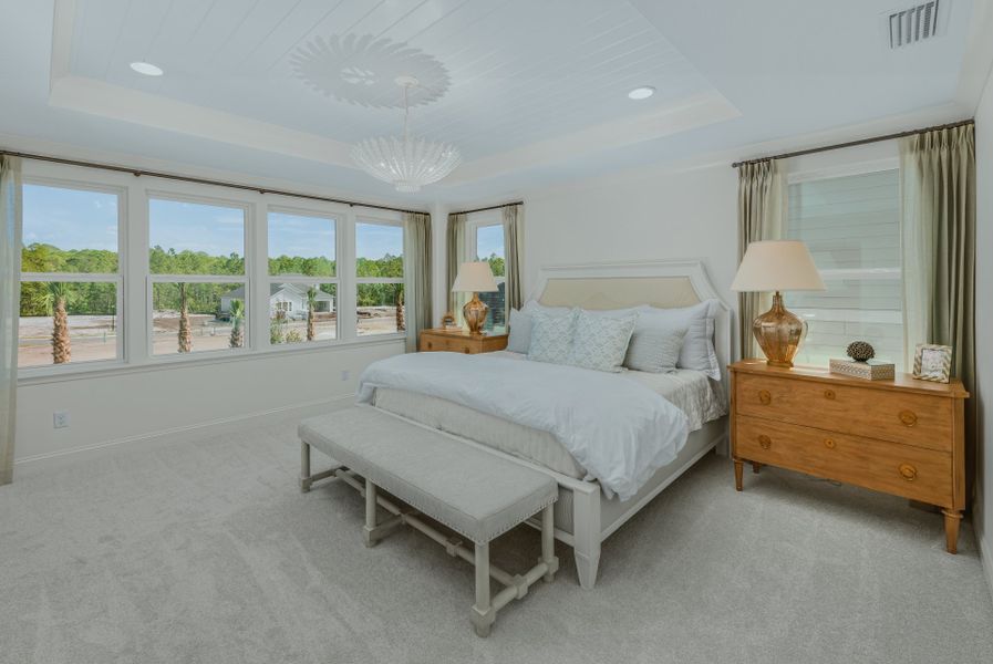 Representative furnished interior of a home built from the Liberty by Riverside Homes in Mariposa at EverRange, Jacksonville (Image 41).