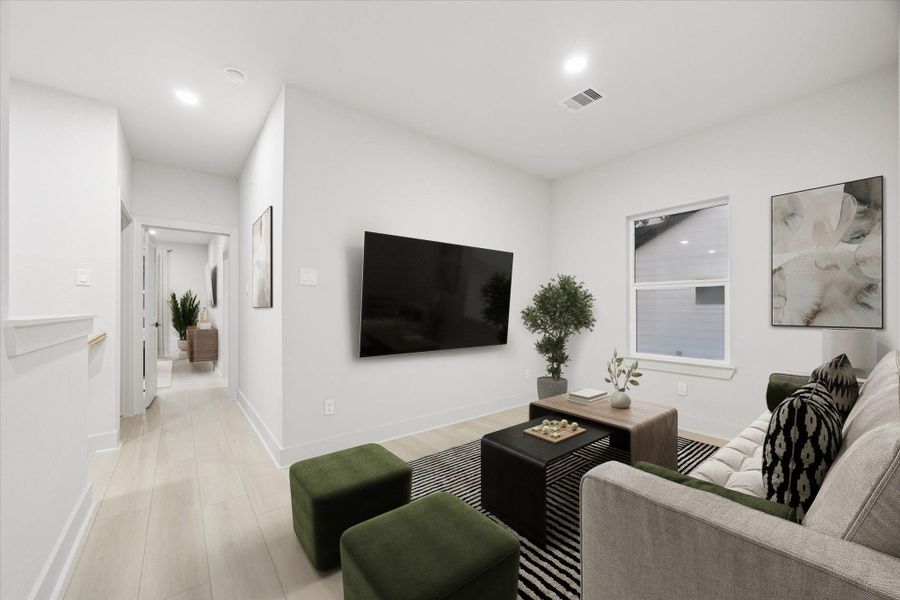 Furnished interior view inside a new home in , Houston (Image 5).